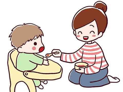 食育コラム-離乳食に取り入れる時期と固さの目安