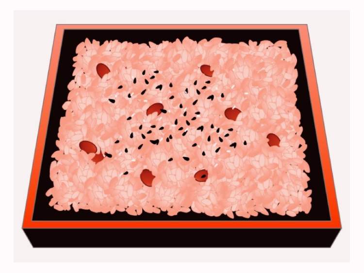 甘納豆入り赤飯　北海道
