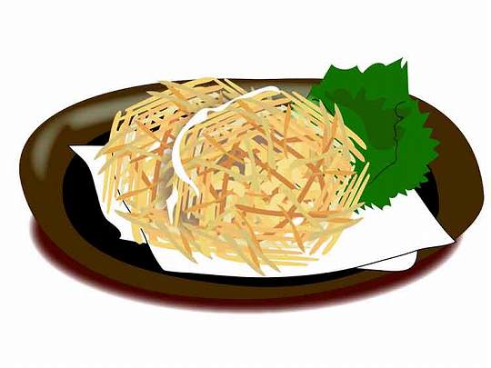 ごぼうのかき揚げ