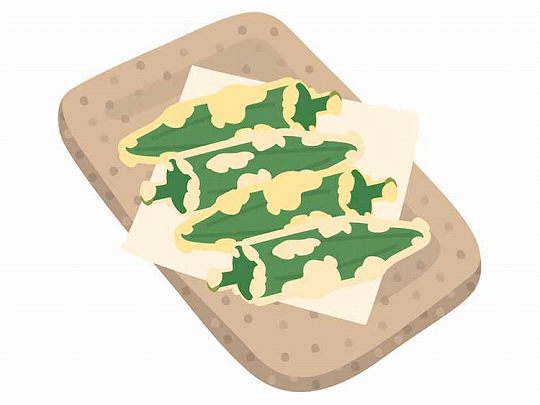 オクラの天ぷら