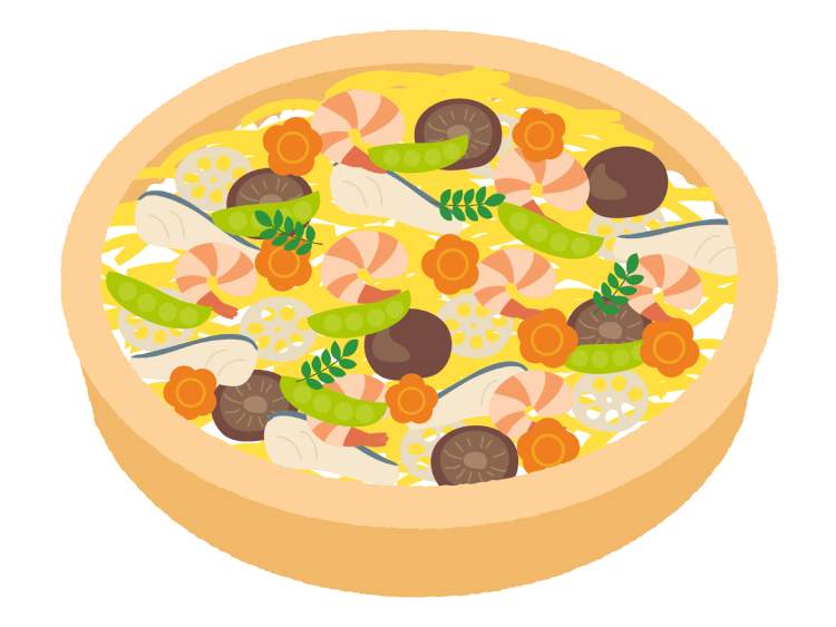 【郷土料理・岡山県】「ばら寿司」（ちらし寿司）（食育レシピ）