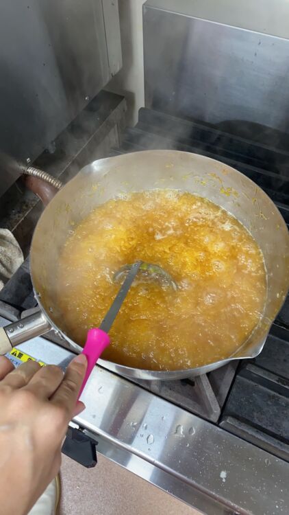 園庭で採れた「夏みかん」でジャムづくり 委託給食・自園給食