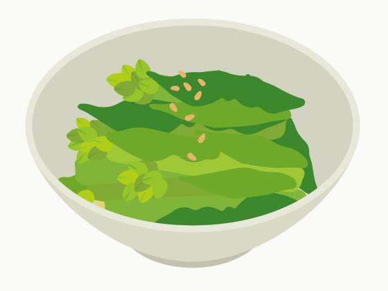 菜の花のおひたし